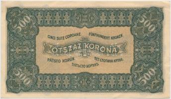1923. 500K "Magyar Pénzjegynyomda Rt. Budapest" T:III szép papír
