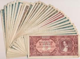 30db-os vegyes magyar pengő bankjegy tétel T:vegyes