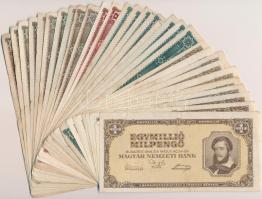 30db-os vegyes magyar pengő bankjegy tétel T:vegyes