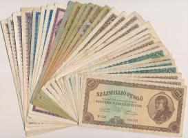 30db-os vegyes magyar pengő bankjegy tétel T:vegyes