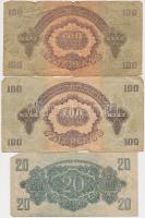 1944. 1P-100P (10x) "A Vörös Hadsereg Parancsnoksága" T:vegyes