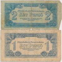 1944. 1P-100P (10x) "A Vörös Hadsereg Parancsnoksága" T:vegyes