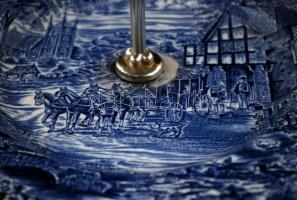 Enoch Wedgwood emeletes kínáló, levonóképes, jelzett, hibátlan, m:26 cm