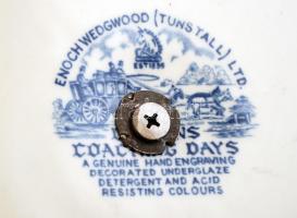 Enoch Wedgwood emeletes kínáló, levonóképes, jelzett, hibátlan, m:26 cm