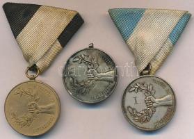 ~1920. "Budapesti Egyetemi Athletikai Club versenydíja / Virtvti et fortitvdini" 3db díjér...