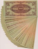 1945. 10.000P (30x) mind "MNB" bélyeggel T:vegyes