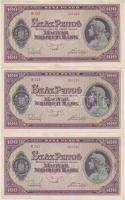 1945. 100P (5x) sorszámkövetők T:I-,II