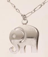 Ezüst nyaklánc medállal, Ag., 5,8gr., jelzett , 38cm/  Silver necklace with pendant, Ag. 5,8gr., mar...