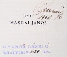 Makkai János: A háború utáni Magyarország. Bp., 1937, Királyi Magyar Egyetemi Nyomda.  Kiadói, gerin...