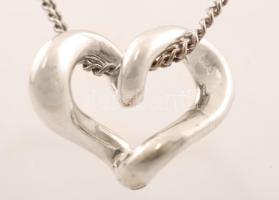 Ezüst nyaklánc medállal, Ag., 15,1gr., jelzett , 56cm/  Silver necklace with pendant, Ag. 15,1gr., m...