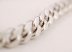 Ezüst karlánc Micheline felirattal, Ag., 41,6gr., jelzett , 18cm /Silver bracelet with Micheline ins...