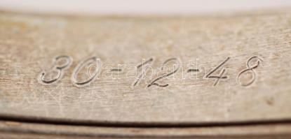 Ezüst karlánc Micheline felirattal, Ag., 41,6gr., jelzett , 18cm /Silver bracelet with Micheline ins...