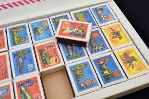 18 doboz eredeti szovjet gyufásdoboz díszdobozban