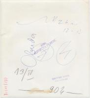 cca 1972 Botond nevű hajú a dokkban, Óbudán. Novotta Ferenc felvétele, hátoldalán pecséttel jelzett....