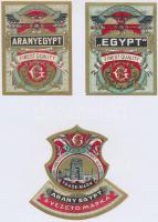 Arany Egypt 4 db reklámcímke