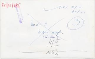 1966 Részlet Kovács András Hideg napok c. filmjéből. A képen Szirtes Ádám, Latinovits Zoltán, Darvas...