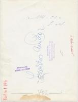 1970 Zsoldos Andor. Franz Hausmann felvétele, a hátoldalán  pecséttel jelzett. Aláírt! 24x18 cm