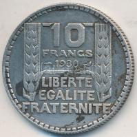 Franciaország 1930. 10Fr Ag T:2- France 1930. 10 Francs Ag C:VF