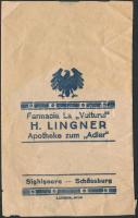 Farmacia La "Vulturul" H. Lingner Apotheke zum Adler Schässburg receptboríték