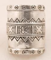 Ezüst gyűrű, Ag., 9,4gr., jelzett, méret: 54/ Silver ring, Ag, 9,4gr, marked, size: 54
