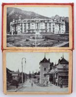 cca 1900 A Központi-Kárpátok, Magas-Tátra, 12 db keményhátú fotót tartalmazó leporelló / cca 1900 The Central Carpathians and the High Tatras, leporello with 12 photos