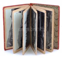 cca 1900 A Központi-Kárpátok, Magas-Tátra, 12 db keményhátú fotót tartalmazó leporelló /
cca 1900 T...