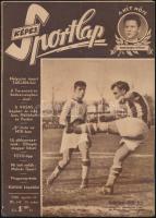 1948 A Képes Sportlap III. évfolyamának 15. száma címlapon a Ferencváros-DVSC összecsapásának egyik jelenetével