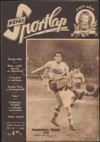 1948 A Képes Sportlap III. évfolyamának 17. száma címlapon a Ferencváros-Újpest összecsapásának egyik jelenetével