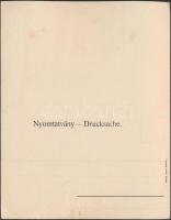 Budapest VI. Andrássy út, Körönd, Taussig;  hajtatlan panorámalap (EB)