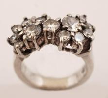 Ezüst gyűrű kővel, Ag., br.: 7,8gr., jelzett,  méret: 51/ Silver ring with stone, Ag, 7,8gr, marked, size: 51