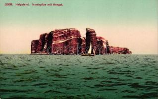 Helgoland, Nordspitze mit Hengst / sailing ship