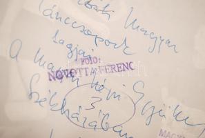 cca 1973 A Detroiti Magyar Tánccsoport tagjai a Magyar Népi Együttes székházában próbálnak. 3 db fot...