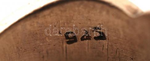 Ezüst gyűrű kővel, Ag., br.: 8,7gr., jelzett  méret: 55/ Silver ring with stone, Ag, 8,7gr, marked, ...