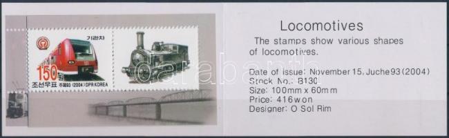 Mozdonyok bélyegfüzet, Locomotives stamp booklet