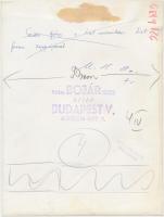 cca 1968 Sándor György a Liszt Múzeumban Liszt Ferenc zongorájánál. Bojár Sándor felvétele. A hátold...