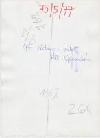 cca 1975 A Cédrus-balett az Állami Operaházban. Sajtófotók, Mezey Béla felvételei. A hátoldalon pecs...