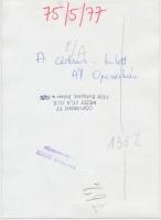 cca 1975 A Cédrus-balett az Állami Operaházban. Sajtófotók, Mezey Béla felvételei. A hátoldalon pecs...