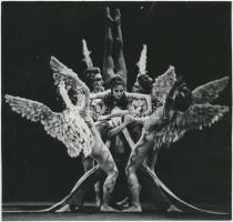 cca 1975 A Cédrus-balett az Állami Operaházban. Sajtófotók, Mezey Béla felvételei. A hátoldalon pecs...