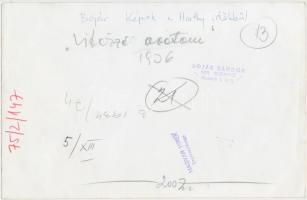 cca 1975 Horthy Miklós kormányzó vitézeket avat a Margitszigeten 1936 május 24-én. Bojár Sándor felv...
