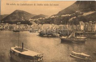 Castellammare di Stabia - hiányos képeslapfüzet 8 lappal / incomplete postcard booklet with 8 cards