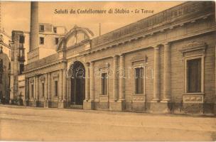 Castellammare di Stabia - hiányos képeslapfüzet 8 lappal / incomplete postcard booklet with 8 cards