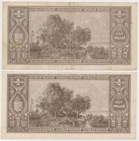 Vegyes: Esztergom 1919. 1K "Esztergomi Pénzintézetek Utalványa" + 1946. 10.000MP + 1.000.0...