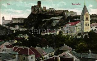 Trencsén, Trencin; vár, templom / castle, church (EK)