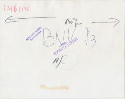 1973 Képek az 1973-as BNV-ről. (Budapesti Nemzetközi Vásár) Novotta Ferenc felvételei, hátoldalon pe...