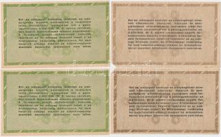 1946. 10db-os vegyes magyar adópengő bankjegy tétel, közte fordított címeres és sorszámos is T:vegye...