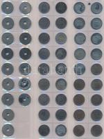 1897KB 2f Br + 1916-1918KB 20f Fe (9x) + 1926-1944. 1f Br (4x) + 2f Br/Fe (17x) + 10f Cu-Ni/Fe (57x)...