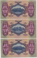 1930. 100P (3x) sorszámkövetők és egyugrású sorszámmal T:I-,II