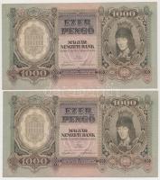 1943. 1000P (2x) sorszámkövetők T:I-