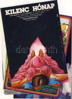 6 db villamos filmplakát