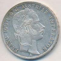 Ausztria 1861A 1Fl Ag "Ferenc József" T:2 Austria 1861A 1 Florin Ag "Franz Joseph" C:XF